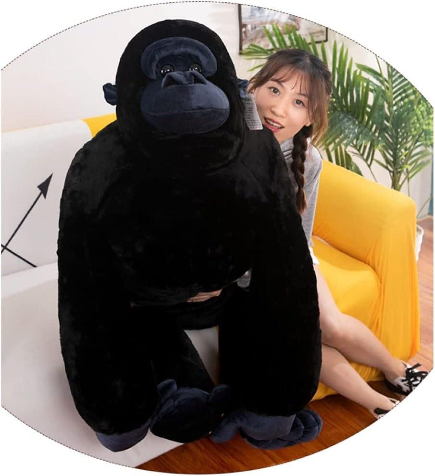 Amazon｜だきまくら ぬいぐるみ ゴリラ 抱き枕 ぬいぐるみ 猿 抱き